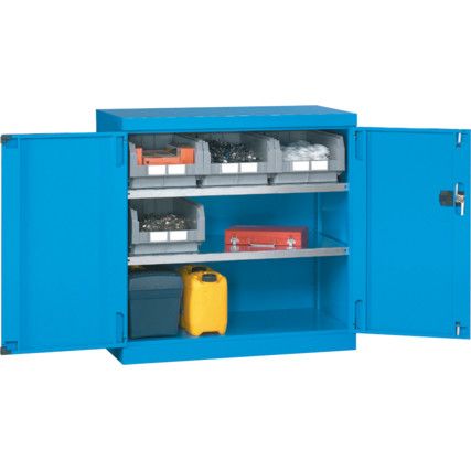 Storage Cabinet, 2 Doors, Blue, 1023 x 555 x 1000mm