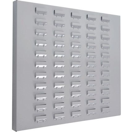 Louvre Back Panel For 1500mm Binary Bench Silver 500mm Panel