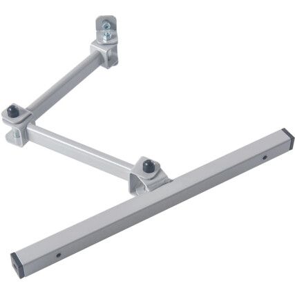 Large Side Panel Support Arm 530 Long Silver