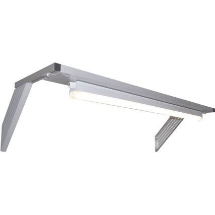 Above Bench Light Rail To Suit 1200mm Silver