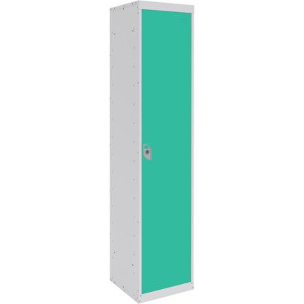 DUAL USB CHARGING LOCKER 15 COMPARTMENT 1 DOOR LAGOON BLUE