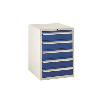 Euroslide 5 Drawer 5x150mm825x600x650 Blue