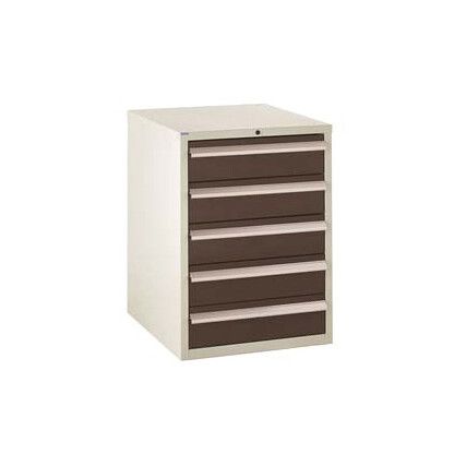 Euroslide 5 Drawer 5x150mm825x600x650 Dark Grey