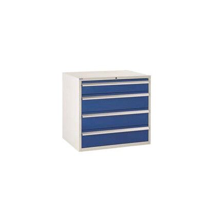 Euroslide 4 Drawer 1x150mm,3x200mm 825x900x650 Blue