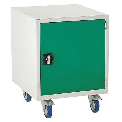 Under Bench Euroslide Cupboard 1x550mm 780x600x650 Green