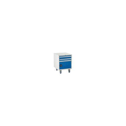 Euroslide Drawer Cabinet, 2 Drawers, Blue, 780 x 600 x 650mm