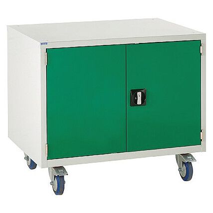 Under Bench Euroslide Cupboard 1x550mm Green