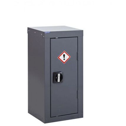 COSHH CUPBOARD DARK GREY 700x350x300mm