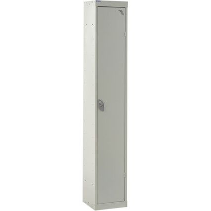 EXPRESS LOCKERS 1800X300X300MM -1 COMPARTMENT LIGHT GREY