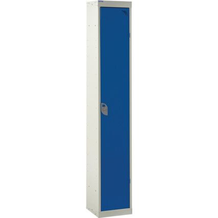 STANDARD LOCKER 1800X300X300mm 1 COMPARTMENT BLUE DOORS