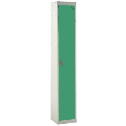 STANDARD LOCKER 1800X450X450mm 1 COMPARTMENT GREEN DOORS