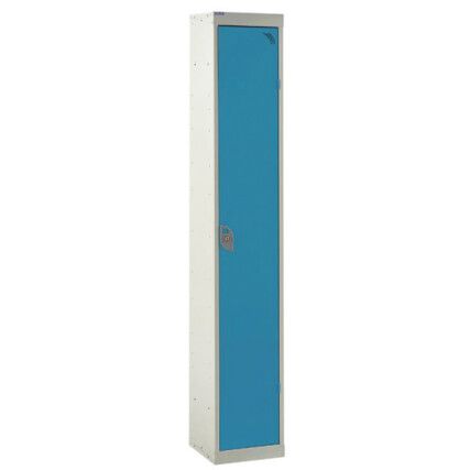 STANDARD LOCKER 1800X450X450mm 1 COMPARTMENT LIGHT BLUE DOORS