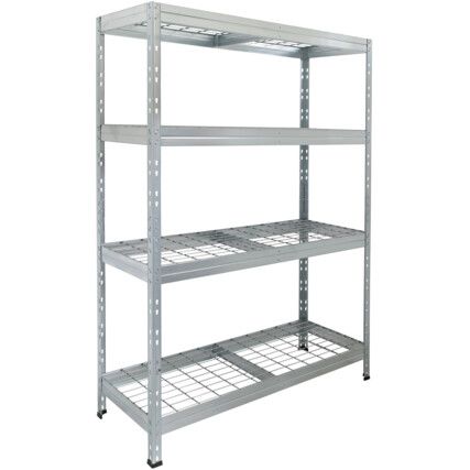 GALV VALUE SHELVING 1800X900X450 INCLUDING 4X SHELVES WM 300kg