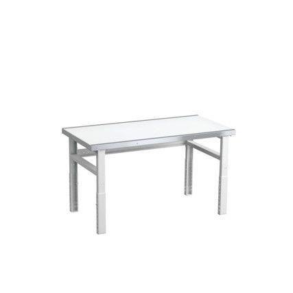 Heavy Duty Vinyl Top (Steel Edges) Adjustable Height Workshop Bench 1500mm