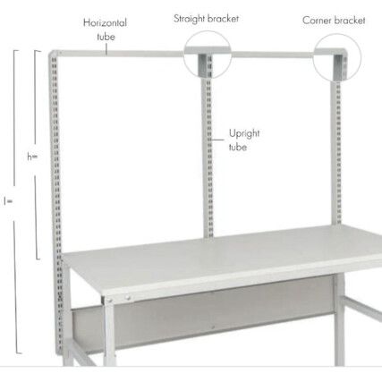 Upright Module To Suit 1000mm Wide Workshop Bench