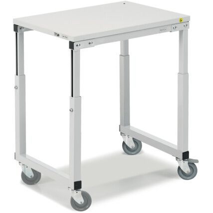 Adjustable Height Moveable Workbench 500mm x 700mm