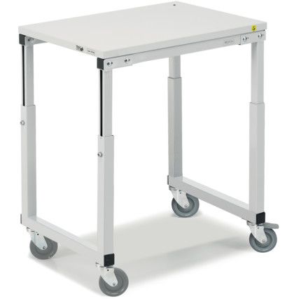 Adjustable Height Moveable Workbench 700mm x 1000mm