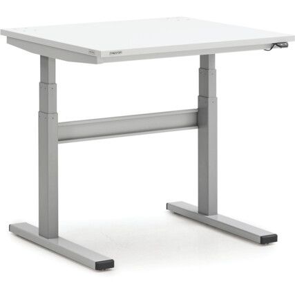 Height Adjustable Workbench, Grey, 1270mm x 900mm x, 800mm