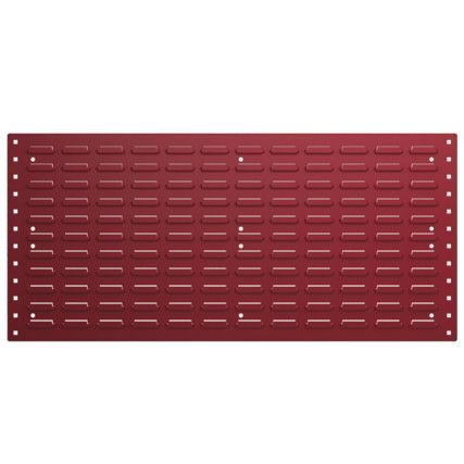 1.0m Light Grey/Red Horizontal Louvre Panel