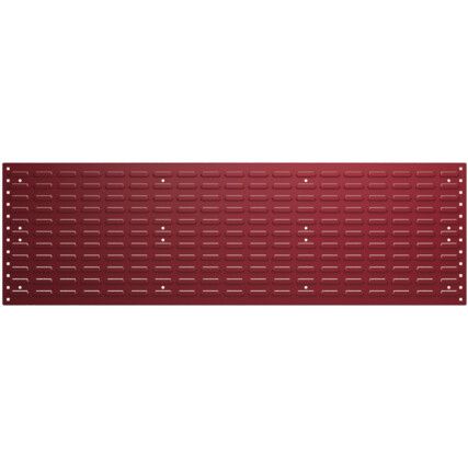 1.5m Light Grey/Red Horizontal Louvre Panel