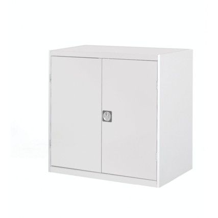 CUBIO SMLF-1058-2 CUPBOARD WITH LOUVRE DOORS-LIGHT GREY