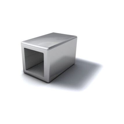 1.1/2"x1.1/2" x 10G Aluminium Square Hollow Section 6063 x 1Mtr - 1 Pcs