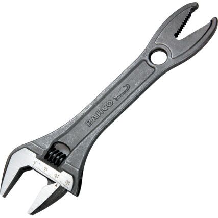 Adjustable Spanner, Alloy Steel, 8in./205mm Length, 32mm Jaw Capacity