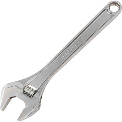 Adjustable Spanner, Steel, 12in./305mm Length, 34mm Jaw Capacity