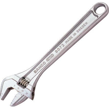 Adjustable Spanner, Steel, 15in./380mm Length, 44mm Jaw Capacity