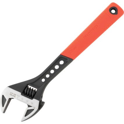 Adjustable Spanner, Steel, 12in./300mm Length, 38mm Jaw Capacity