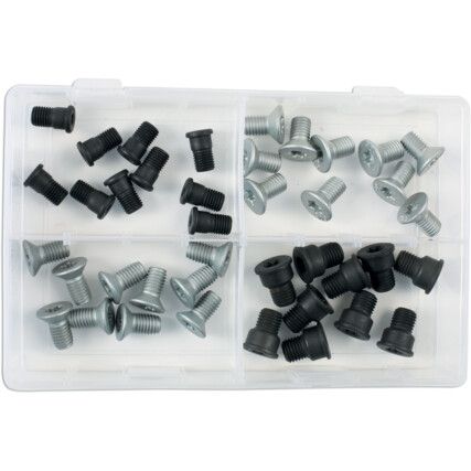 ASSORTED BRAKE DISC & DRUM FIXING SCREWS M10 - M12, 40PC