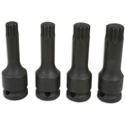 Spline Bit Set - 4pc