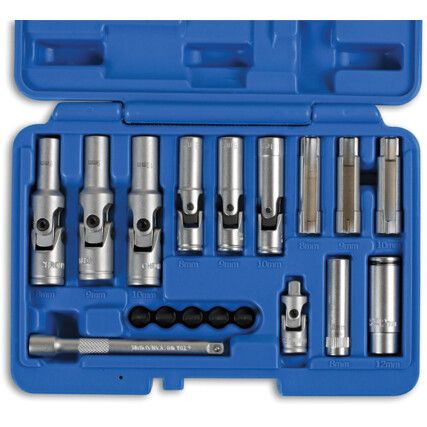 Specialist Thin Walled Glow Plug Socket Set 18pc