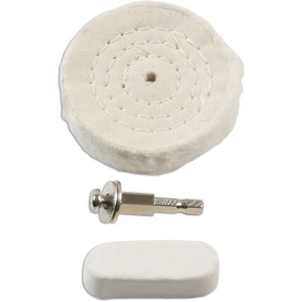 SOFT METAL COMPOUND AND BUFFING WHEEL SET