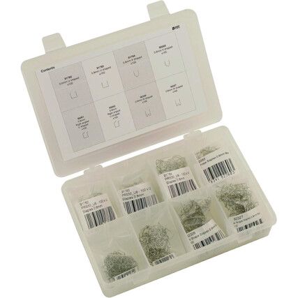 ASSORTED STAPLES FOR HOT STAPLER 800PC