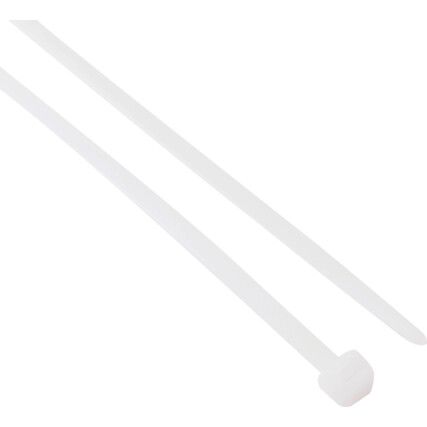 Cable Ties, Natural, 4.8x430mm (Pk-100)