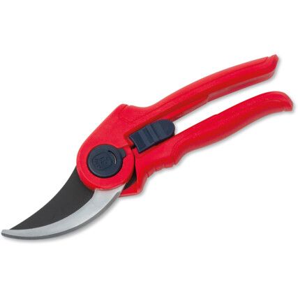 Secateur, Anvil Cutting Action, 210mm Overall Length, Hardened Carbon Steel Blade