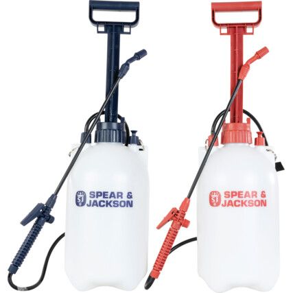 5L, White/Blue, Pressure Sprayer