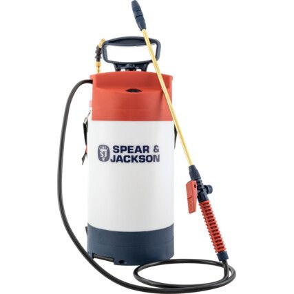 5L, White/Red/Blue, Pressure Sprayer