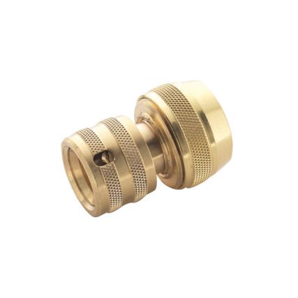 Hose Connector, Brass, Female,  3/4in.