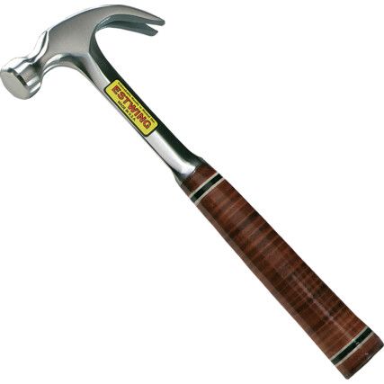 Claw Hammer, 16oz., Steel Shaft, Single Piece