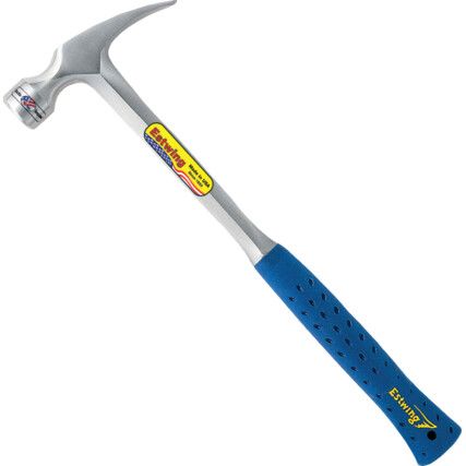 E3/24S FRAMING HAMMER 24OZ STR. CLAW SMOOTH FACE NYLON-VINYL GRIP