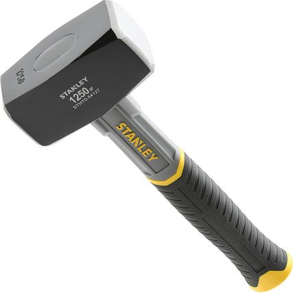 Lump Hammer, 3lb, Fibreglass Shaft, Overstrike Protection