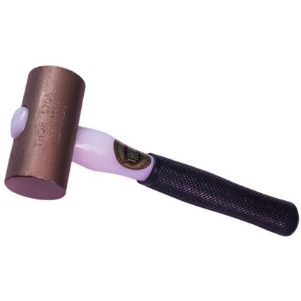 Round Solid Copper Mallet, Plastic Handle