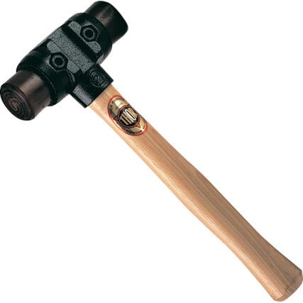 Hide Split Faced Hammer, 50mm, Wood Shaft