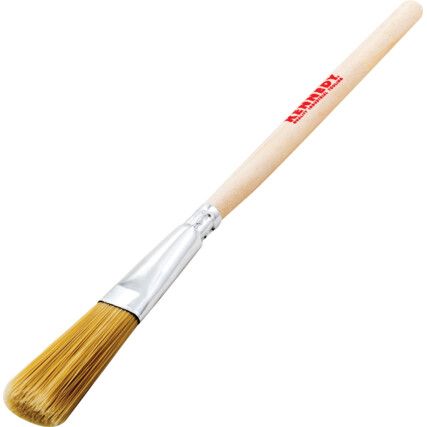 1/4in., Flat, Synthetic Bristle, Paste Brush, Handle Plastic