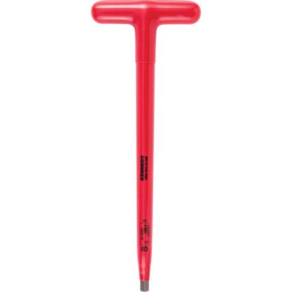 Hex Key, Insulated T-Handle, Hex, Metric, 8mm