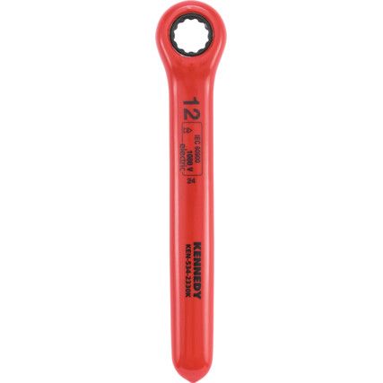 12MM INSULATED RATCHET RING SPANNER DOUBLE TRIANGLE 1000 V