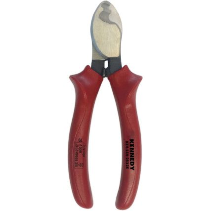 Cable Cutters, 10mm Cutting Capacity , 165mm, Insulated