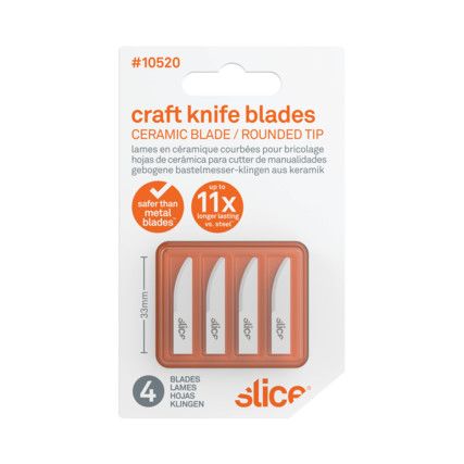 10520, Ceramic, Saw Blade, For 105 Series Craft Knives, Pack of 4